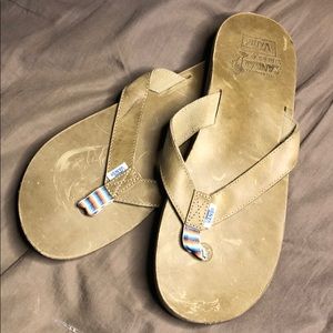 NEW Vans brown leather sandals